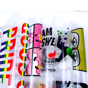 สติกเกอร์รีดร้อนพิมพ์ลายสกรีนพลาสติซอลสำหรับเสื้อผ้า พิมพ์ดิจิตอล DTF  พร้อมส่ง MOQ ต่ำ - Product Image 3