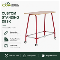 Table de réunion mobile à 4 pieds avec roulettes pour petit bureau ou salle de conférence