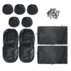 9 housses de siège auto en cuir PU, protection complète avant et arrière, universelles pour Peugeot, Nissan, Renault, VW - Product Image 6