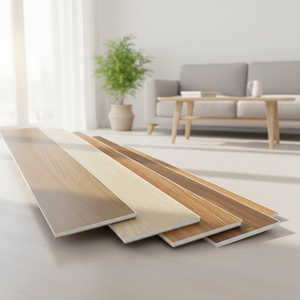 Revêtement de <span class=keywords><strong>sol</strong></span> en <span class=keywords><strong>vinyle</strong></span> SPC <span class=keywords><strong>imitation</strong></span> bois, imperméable, antidérapant, à âme rigide, en plastique composite, pour intérieur, à clipser, stratifié brillant - Product Image 5