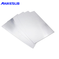 Feuille de découpes en aluminium par sublimation A3 Feuilles métalliques en aluminium par sublimation 0.45mm d'épaisseur 30*40cm