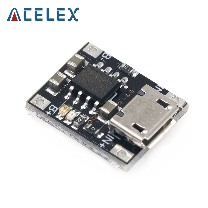 Factory New TP4056 USB 5V 1A 18650 Standalone Li-ion Charger Module Lithium Battery Charging Board With Circuit Protection