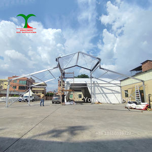 Tente chapiteau d'<span class=keywords><strong>exposition</strong></span> de mariage de luxe pour événements Tente atrium à cadre noir avec grande tente 1000 places - Product Image 3