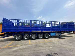 รถพ่วงบรรทุกปศุสัตว์ 5 เพลา แบบมีรั้วเหล็ก ขนาด 60-80 ตัน พร้อมขาย - Product Image 3
