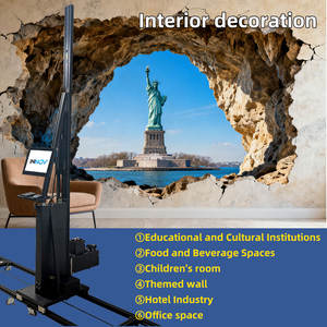 Imprimante murale verticale 3D grand format, machine de peinture murale numérique automatique pour usage commercial - Product Image 6