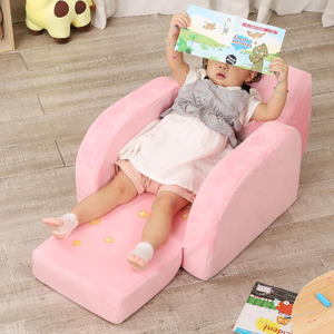 OEM ODM personalizzato convertibile bambino divano comodo lettino <span class=keywords><strong>per</strong></span> il pisolino del bambino di <span class=keywords><strong>dormire</strong></span> divano in velluto compresso - Product Image 3