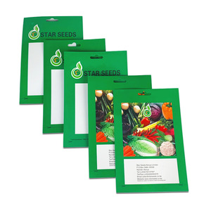 Logo personalizzato sacchetto di plastica sigillato su 3 lati sacchetto di <span class=keywords><strong>semi</strong></span> di imballaggio in carta composita <span class=keywords><strong>vendita</strong></span> calda sacchetti agricoli per frutta e verdura - Product Image 4