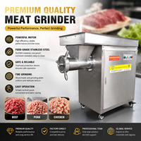 Machine à hacher la viande fraîche industrielle, hachoir automatique pour bœuf et porc, machine de production de saucisses et de boulettes de viande en SUS304