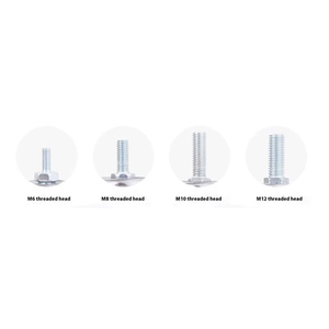 Roulettes en acier robustes à tige filetée multi-tailles (1-2 pouces) avec frein silencieux et mini-roues en caoutchouc TPR, supportant la personnalisation OEM - Product Image 4