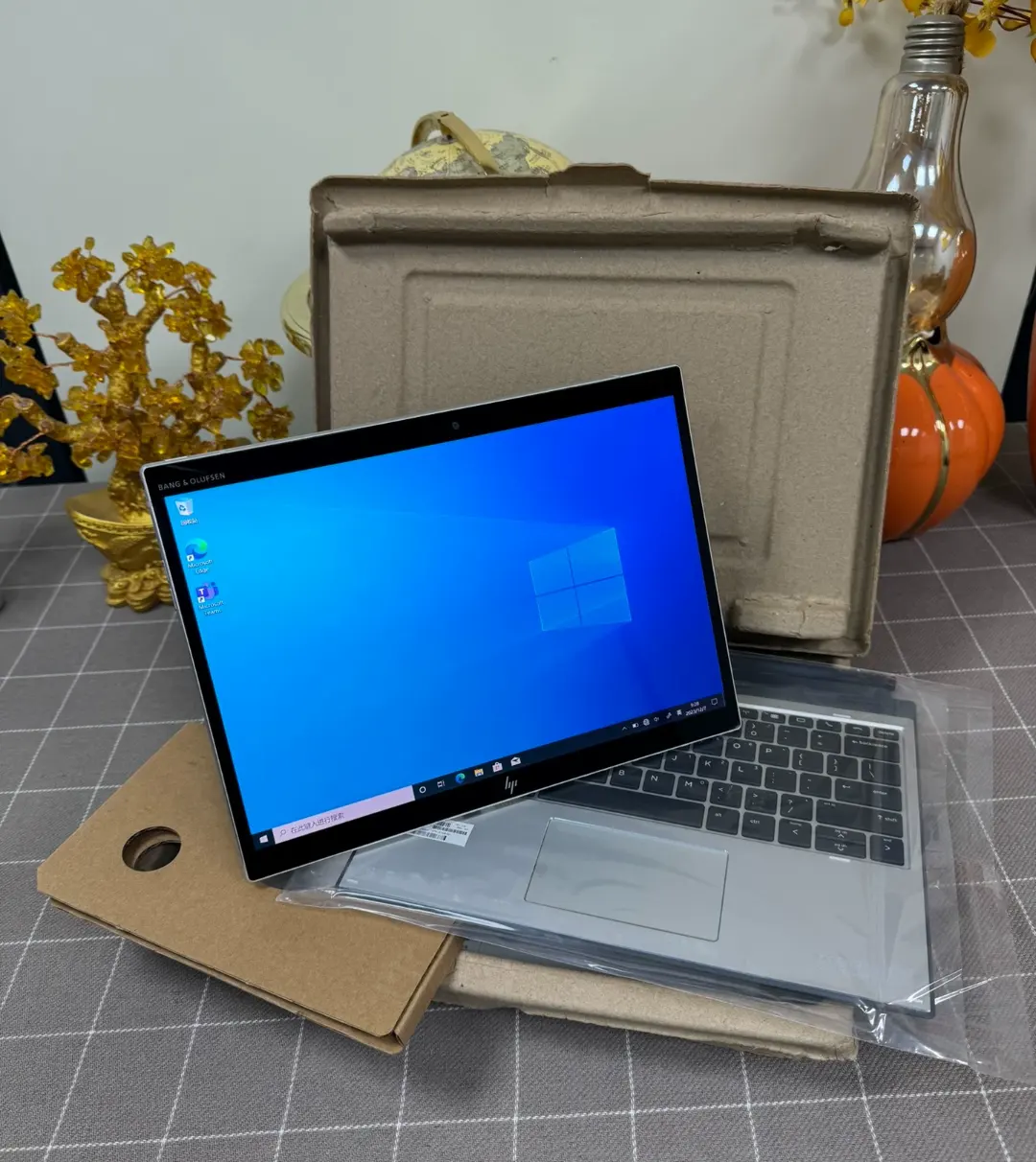 Travel portabel Pc 2-In-1 Laptop Tablet layar sentuh untuk Hp Elite X2 1012 G2 Core I5 7th Gen dengan pena bisnis Notebook digunakan