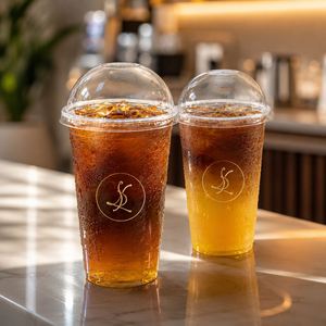 แก้วพลาสติกใส PET ขนาด 16oz 32oz 12oz สำหรับกาแฟ พร้อมฝาและหลอด พิมพ์โลโก้ตามสั่ง สำหรับการปรับแต่งส่วนบุคคล - Product Image 6