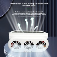 Nouveau ventilateur d'échappement de voiture 2026 pour la circulation d'air estival en véhicule, extracteur de fumée, sans alimentation électrique