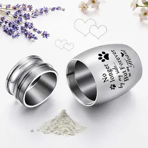 Custom Laser Engraved Decorative Memorial Keepsake Stainless Steel Cremation Urns for Human Pet Ashes Dropshipping