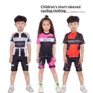 Conjunto de Ropa Deportiva de Verano para Niños, <span class=keywords><strong>Jersey</strong></span> de Ciclismo de Manga Corta, Traje de Patinaje sobre Ruedas, Delgado, de Secado Rápido, para Niños y Niñas - Product Image 6
