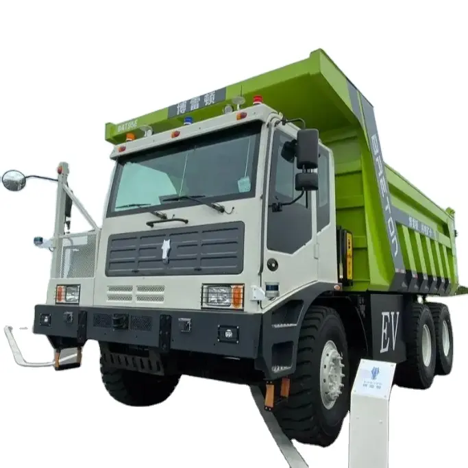 China Offre Spéciale 6X4 muck EV Cargo Truck BRETON 95E 360hp Off autoroute wide body electric basketball truck