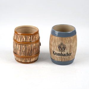 Tazza in Ceramica Personalizzata Senza Manico per Birra con Logo Personalizzato - Product Image 1