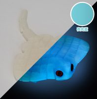 Mainan Fidget Ikan Pari 3D Print Multiwarna, Model Hewan Ikan Setan Artikulasi, Ornamen Meja Rumah