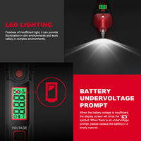 HABOTEST HT91CP Non-Contact Voltage Tester Screwdriver Probe Light Electric Detector LCD Display Sound Light Alarm AC/DC 12-300V