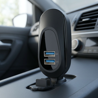 Chargeur USB vertical 12V 24V 36W double port USB-A QC3.0 à charge rapide pour camping-car, caravane, autocar et bus