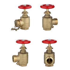 Vanne d'angle de <span class=keywords><strong>tuyau</strong></span> en laiton de 11/2 pouces certifiée UL/FM Entrée femelle NPT X Sortie mâle Accessoire d'équipement de lutte contre l'incendie <span class=keywords><strong>Protection</strong></span> contre l'incendie - Product Image 1