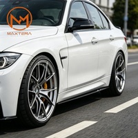 Jantes de voiture pour passagers Maxtera Forged Custom Hyper Black VS5RS Style pour BMW Audi Porsche Corvette Mustang Camaro Golf, jantes en alliage