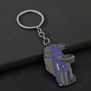 Porte-clés de voiture en alliage de zinc tridimensionnel Yujiantongs, accessoires cadeaux et mode laqué en métal - Product Image 4