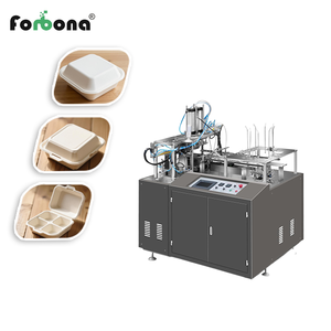 फोनबोना सफेद कार्डबोर्ड टेवे फास्ट फूड पैकेजिंग बॉक्स बनाने मशीन पीएलसी नियंत्रित गियरबॉक्स मोटर - Product Image 1