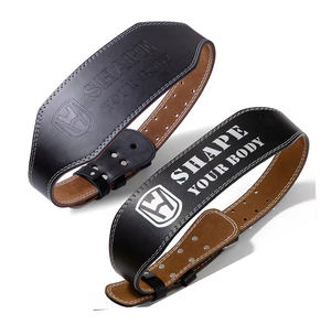 Cinturón de Cuero PU ZJFIT de Alta Calidad, Resistente, Ajustable y Transpirable para Gimnasio, Fitness, Entrenamiento, Levantamiento de Pesas, Protección de Cintura - Product Image 1