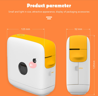 Portable Mini sans fil pour Bluetooth imprimante d'étiquettes autocollant Machine portable ménage imprimante de codes à barres thermique pour Android IOS