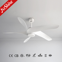 Ventilateur de plafond moderne blanc 62 pouces 1stshine à 5 pales pour intérieur, salon, chambre, hôtel – Vente en gros OEM ODM