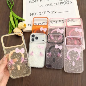 เคสโทรศัพท์มือถือลายการ์ตูนน่ารัก IMD โบว์ใสวิบวับ สำหรับ iPhone 17 pro max 16 15 14 plus  วัสดุ TPU ใส นุ่ม ป้องกันด้านหลัง - Product Image 2