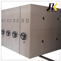Muebles de oficina, archivadores de metal, estantes manuales para documentos, estantería compacta móvil para sala de archivo