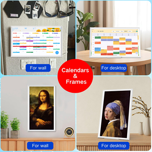 21.5 32 inch Ag Anti-Glare Android 14 Thông Minh Kỹ thuật số Tường Lịch hiển thị màn hình cảm ứng 4 + 64GB trẻ em 'nhắc nhở/Đồng hồ khung ảnh - Product Image 3