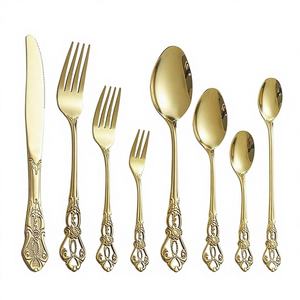 Ensemble de couverts en acier inoxydable robuste et écologique pour cuisines commerciales et réceptions |   Vaisselle durable pour les restaurants - Product Image 1