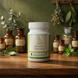Ghee de vaca Chamakkatt Ajamamsa Ghrutham 150 g, certificado ISO, para el cuidado de la salud, 2 años de duración, eficaz para mejorar el peso y la fuerza corporal - Product Image 2