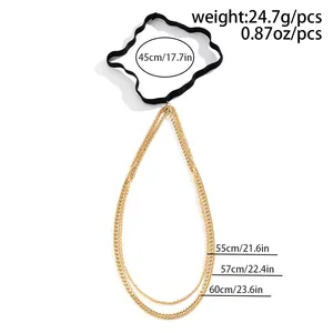 Chaîne de jambe et de cuisse élastique multicouche style bohème Showfay pour femme, idéale pour l'été, le bikini, sexy, réglable, <span class=keywords><strong>jarretière</strong></span>, bijou de corps - Product Image 5