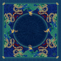 Nouvelle arrivée Tapis de mahjong Golden Pond (Quatre Gardiens) pliable, moderne, imperméable, antidérapant, insonorisant pour le jeu de mahjong