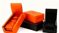Boîte de présentation de comptoir en carton pliable personnalisée pour usage en centre commercial, boîte de présentation personnalisée