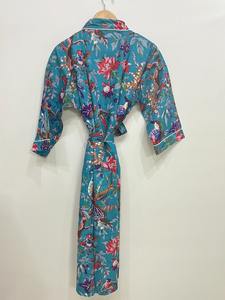 Cotton <b>Long</b> <b>Kimono</b> Free Size loose and comfy to fit any size 50 Inches Approx Supplier from India - Product Image 2