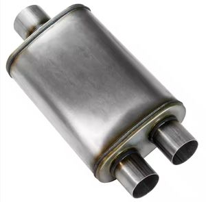 कारखाने की आपूर्ति उच्च गुणवत्ता वाले ऑटो निकास प्रणाली सहायक स्टेनलेस स्टील सार्वभौमिक निकास मफलर - Product Image 2