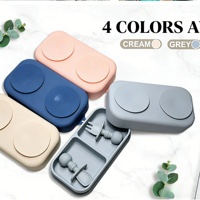 Boîte à lunch de voyage en silicone grande capacité XHJ pour enfants, avec base à ventouse, anti-fuite, sans BPA, pour bébés de plus de 12 mois