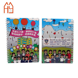 Stampato personalizzato A5 <span class=keywords><strong>spirale</strong></span> Notebook 80 <span class=keywords><strong>fogli</strong></span>, copertina rigida, all'ingrosso - Product Image 2