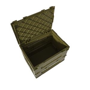 Upgraded PP Material Folding <b>Storage</b> <b>Box</b> Large Capacity Heavy Duty Outdoor <b>Camping</b> Organizer for Car Trunk - Product Image 5