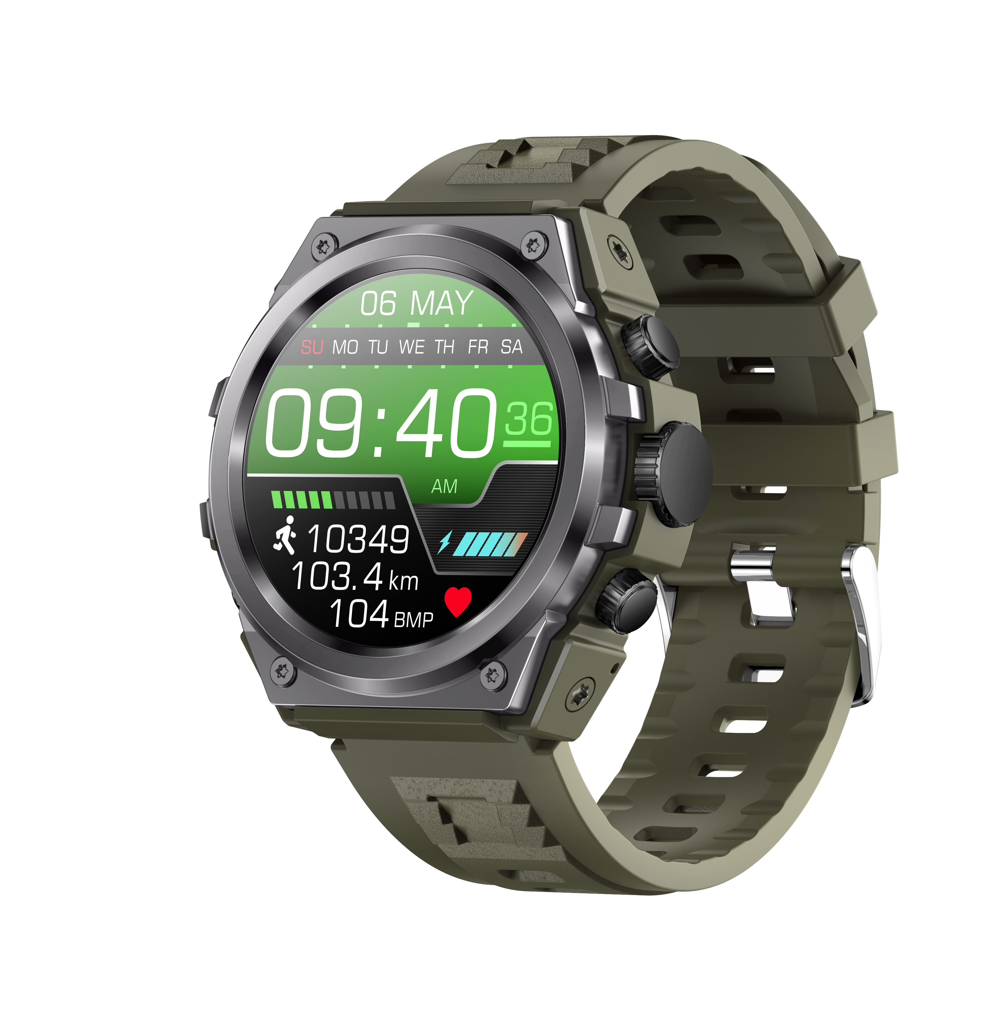 สีเขียว