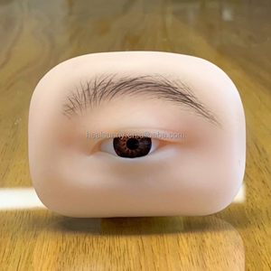 Módulo de Práctica de <span class=keywords><strong>Tatuaje</strong></span> y Microblading 5D para Cejas y Pestañas, Parche de <span class=keywords><strong>Ojos</strong></span> de Silicona Sólida y Suave, Piel de Práctica con Ojo - Product Image 2