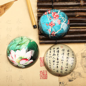 60mm Dome Brief besch werer K9 Grade Kristallglas Brief besch werer Custom ized Picture Design Papier gewicht - Product Image 3