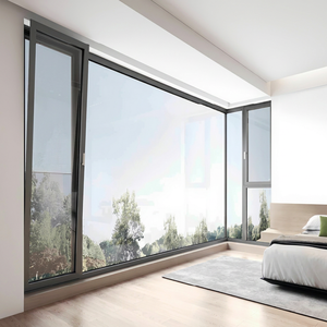 หน้าต่างและประตูบานเปิดแบบกระจกสองชั้น รุ่น Deioux Hurricane Impact พร้อมกรอบอลูมิเนียม - Product Image 1