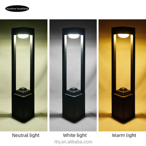 Lampe solaire carrée personnalisée pour pelouse, puissante lampe de jardin solaire, lampes LED solaires pour pelouse extérieure SG14 personnalisées carrées - Product Image 1