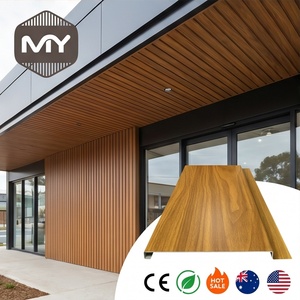 Controsoffitto Lineare in Alluminio Effetto <span class=keywords><strong>Legno</strong></span> di Quercia, Durevole per Esterni, Acustico di Alta Qualità 2026 - Product Image 1