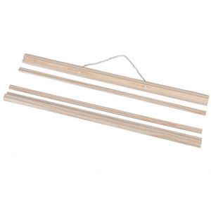 Tringle murale en bois massif sculptée pour panneaux décoratifs, affiches, calendriers et tableaux – Vente en gros - Product Image 1